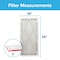 3M 16x25x1 Pleated Air Filter, MERV 11, 2 PK 9801-2PK-HDW - alternate 5